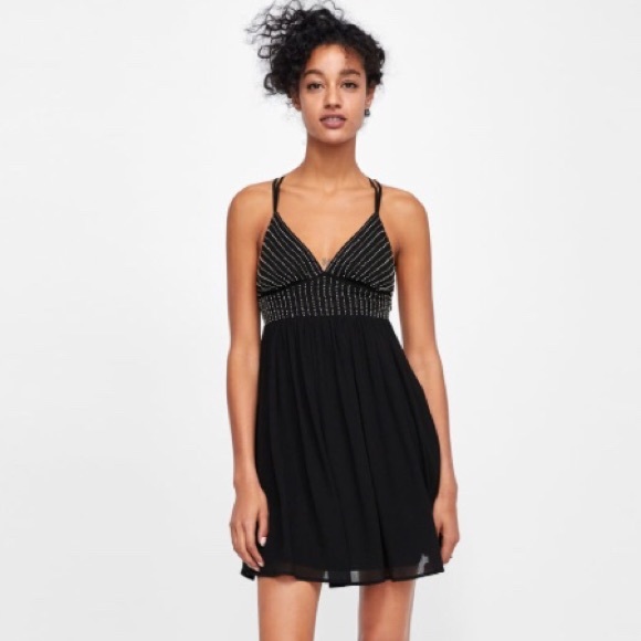 Zara Dresses & Skirts - ZARA Dress with Bead Details